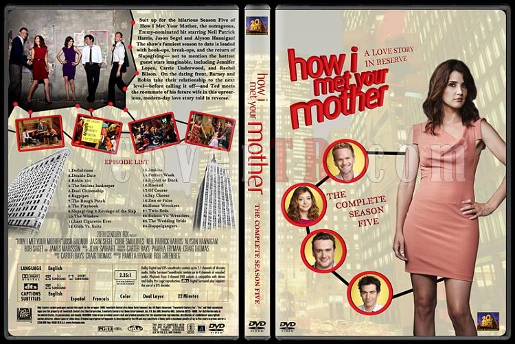 How I Met Your Mother (Seasons 1-7) - Custom Dvd Cover Set - English [2005-?]-how-i-met-your-mother-custom-dvd-cover-set-english-season-v-prejpg