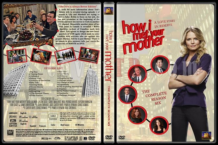 How I Met Your Mother (Seasons 1-7) - Custom Dvd Cover Set - English [2005-?]-how-i-met-your-mother-custom-dvd-cover-set-english-season-vi-prejpg