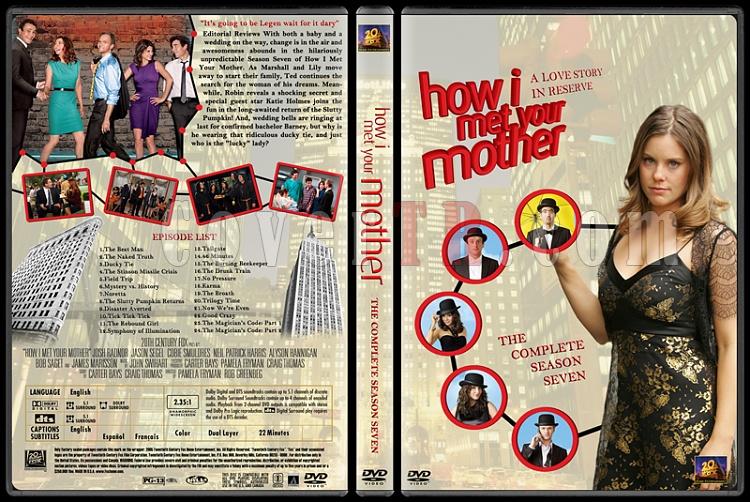 How I Met Your Mother (Seasons 1-7) - Custom Dvd Cover Set - English [2005-?]-how-i-met-your-mother-custom-dvd-cover-set-english-season-vii-prejpg