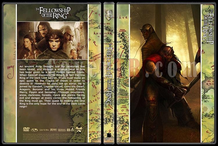 The Lord of the Rings (Yzklerin Efendisi) - Custom Dvd Cover Set - English [2001-2002-2003]-1jpg