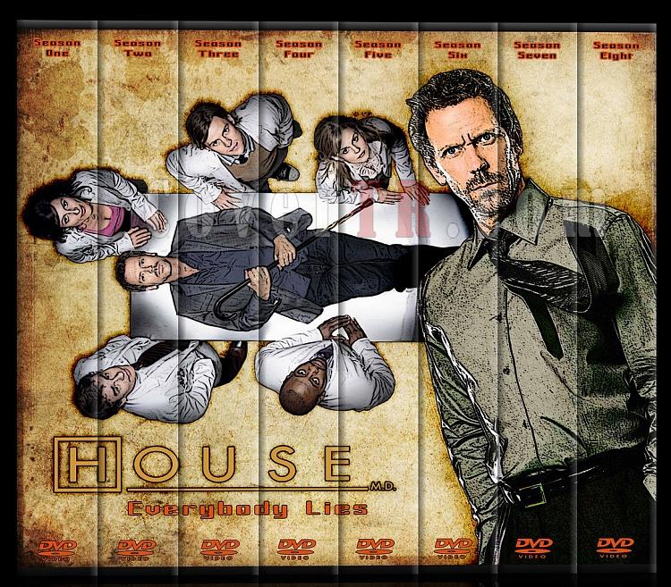 House M.D. (All Seasons) - Custom Dvd Cover Set - Trke [2004-2012]-set-2jpg