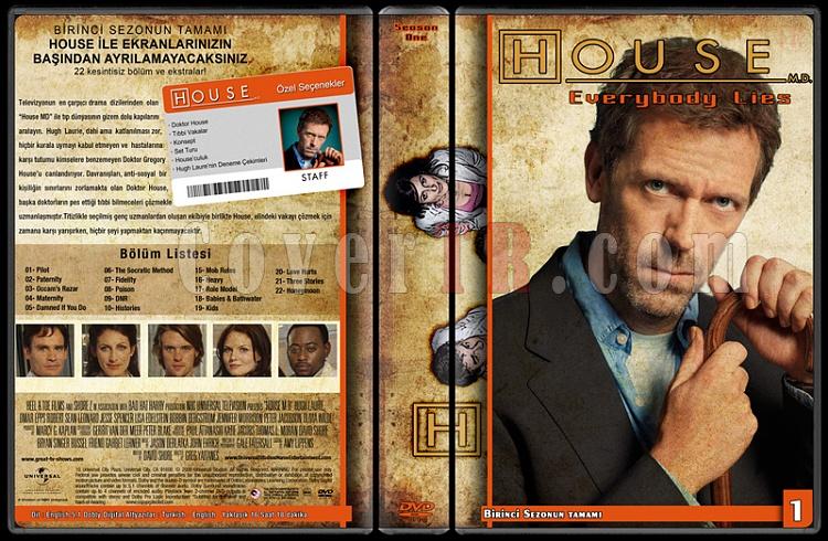 House M.D. (All Seasons) - Custom Dvd Cover Set - Trke [2004-2012]-1jpg