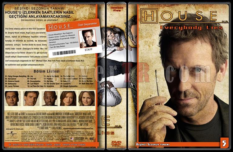 House M.D. (All Seasons) - Custom Dvd Cover Set - Trke [2004-2012]-5jpg