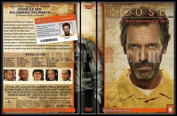 House M.D. (All Seasons) - Custom Dvd Cover Set - Trke [2004-2012]-8jpg