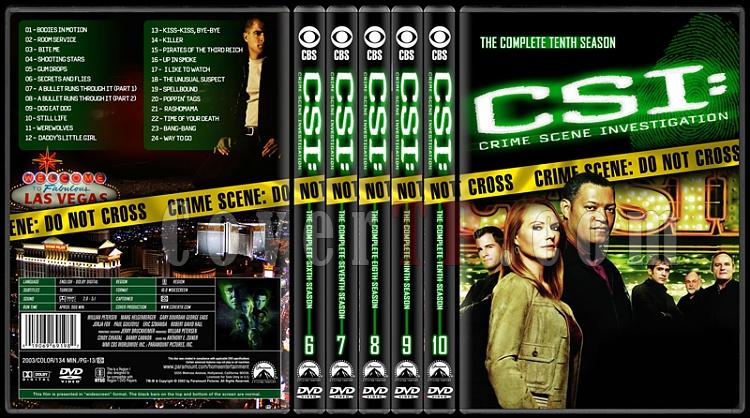 CSI: Crime Scene Investigation (Seasons 1-13) - Custom Dvd Cover Set - English [2000-?]-6-10jpg