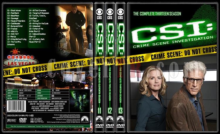 CSI: Crime Scene Investigation (Seasons 1-13) - Custom Dvd Cover Set - English [2000-?]-11-13jpg