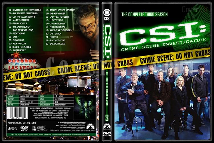 CSI: Crime Scene Investigation (Seasons 1-13) - Custom Dvd Cover Set - English [2000-?]-3jpg