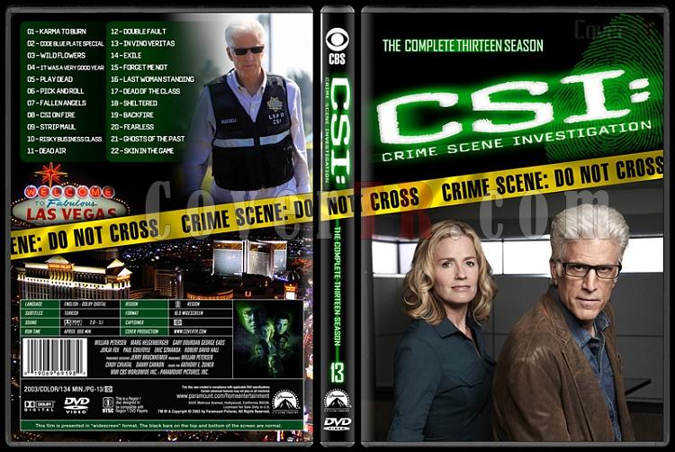 CSI: Crime Scene Investigation (Seasons 1-13) - Custom Dvd Cover Set - English [2000-?]-13jpg