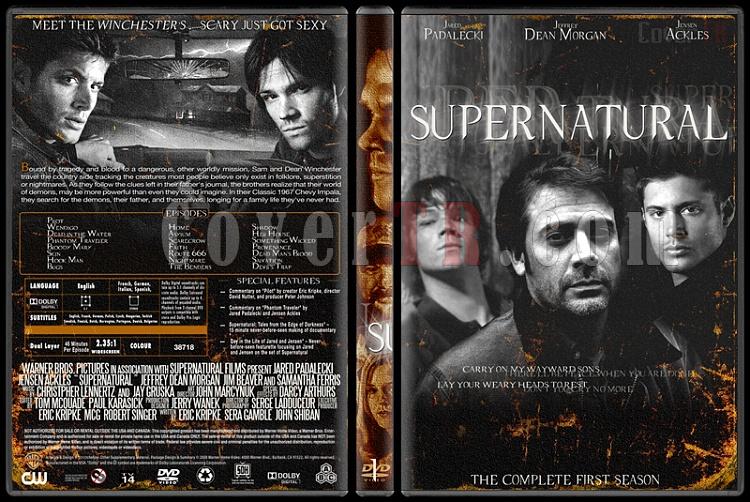 Supernatural (Seasons 1-8) - Custom Dvd Cover Set - English [2005-?]-1jpg