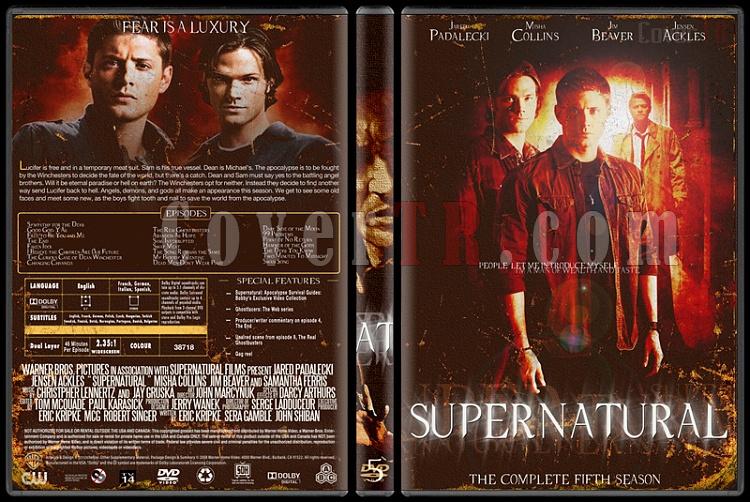 Supernatural (Seasons 1-8) - Custom Dvd Cover Set - English [2005-?]-5jpg