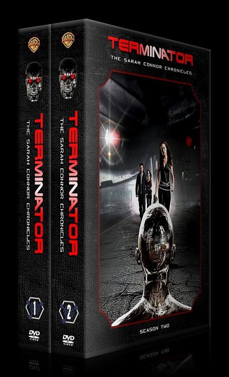 Terminator: The Sarah Connor Chronicles (Seasons 1-2) - Custom Dvd Cover Set - English [2008-2009]-3djpg