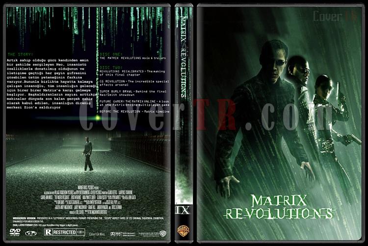 The Matrix Trilogy - Custom Dvd Cover Set - Trke Aklamal [1999-2003-2003]-3jpg