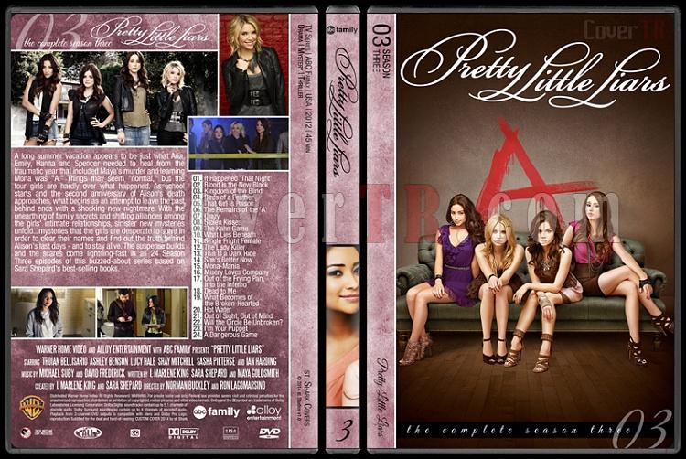 Pretty Little Liars (Seasons 1-5) - Custom Dvd Cover - English [2010- ?]-pretty-little-liars-season-3jpg