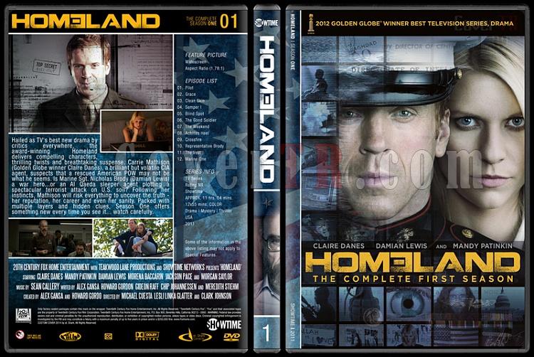 Homeland (Seasons 1-3) - Custom Dvd Cover Set - English [2011-?]-s1jpg