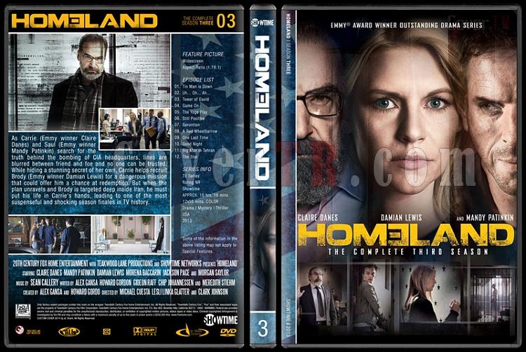 Homeland (Seasons 1-3) - Custom Dvd Cover Set - English [2011-?]-s3jpg