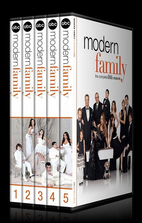 Modern Family (Seasons 1-5) - Custom Dvd Cover Set - English [2009-?]-spinjpg