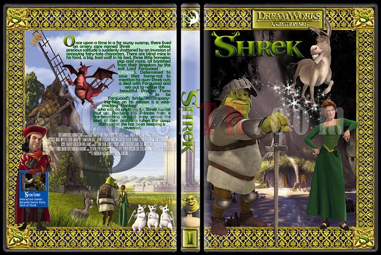 The Shrek Collection (rek Koleksiyonu) - Custom Dvd Cover Set - English [2001-2004-2007]-onizleme-2jpg