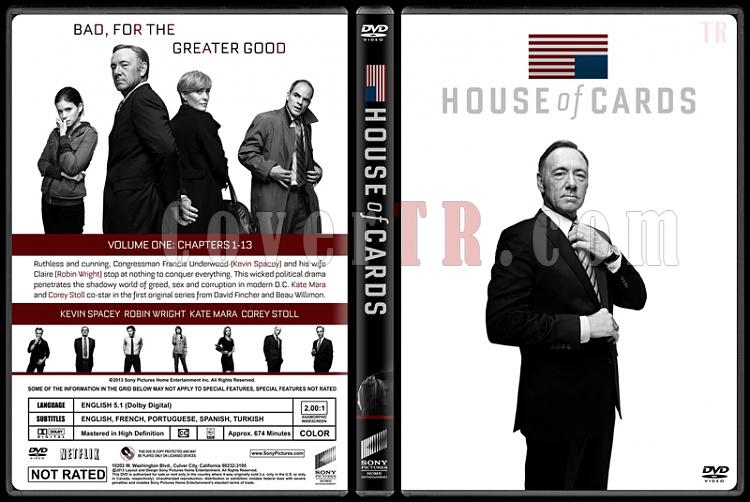 House of Cards (Seasons 1-3) - Custom Dvd Cover Set - English [2013-2015]-house-cards-season-1-ctrjpg