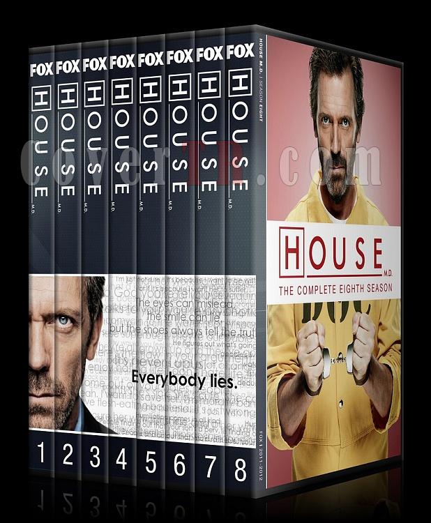 House M.D. (Seasons 1-8) - Custom Dvd Cover Set - English [20042012]-0jpg