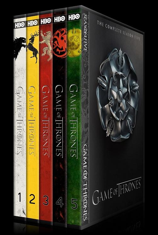 Game of Thrones (Seasons 1-5) - Custom Dvd Cover Set - English [2011-?]-0jpg