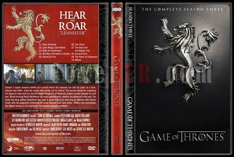 Game of Thrones (Seasons 1-5) - Custom Dvd Cover Set - English [2011-?]-3jpg