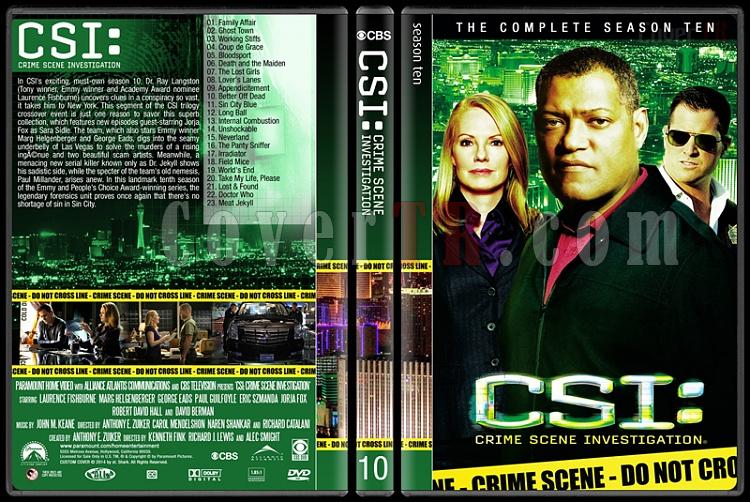 CSI: Crime Scene Investigation (Seasons 1-14) - Custom Dvd Cover Set - English [2000-?]-10jpg