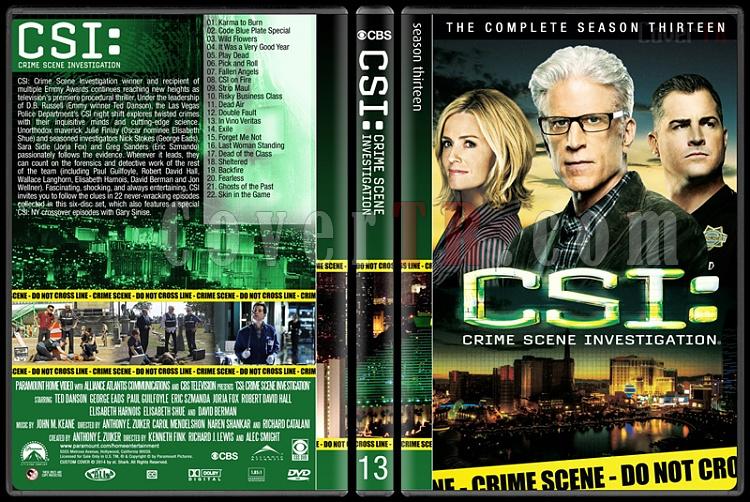 CSI: Crime Scene Investigation (Seasons 1-14) - Custom Dvd Cover Set - English [2000-?]-13jpg