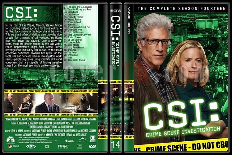 CSI: Crime Scene Investigation (Seasons 1-14) - Custom Dvd Cover Set - English [2000-?]-14jpg