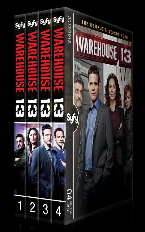 Warehouse 13 (Seasons 1-4) - Custom Dvd Cover Set - English [2009-?]-0jpg