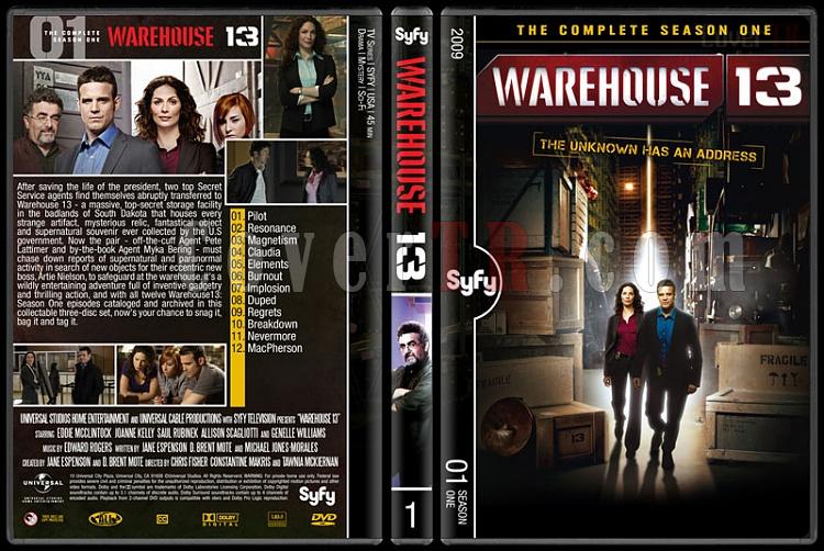 Warehouse 13 (Seasons 1-4) - Custom Dvd Cover Set - English [2009-?]-1jpg