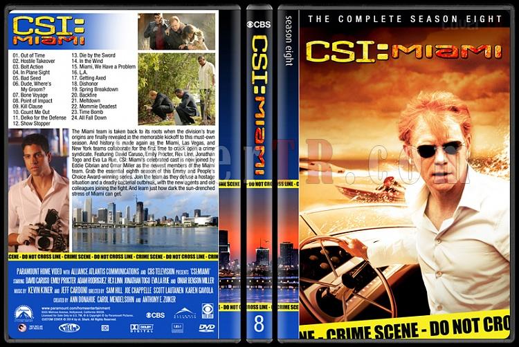 CSI: Miami (Seasons 1-10) - Custom Dvd Cover Set - English [2002-2012]-8jpg