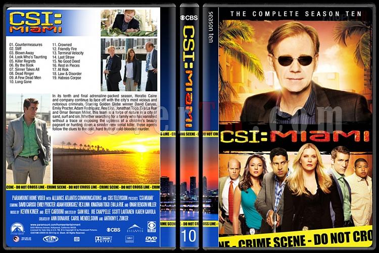 CSI: Miami (Seasons 1-10) - Custom Dvd Cover Set - English [2002-2012]-10jpg