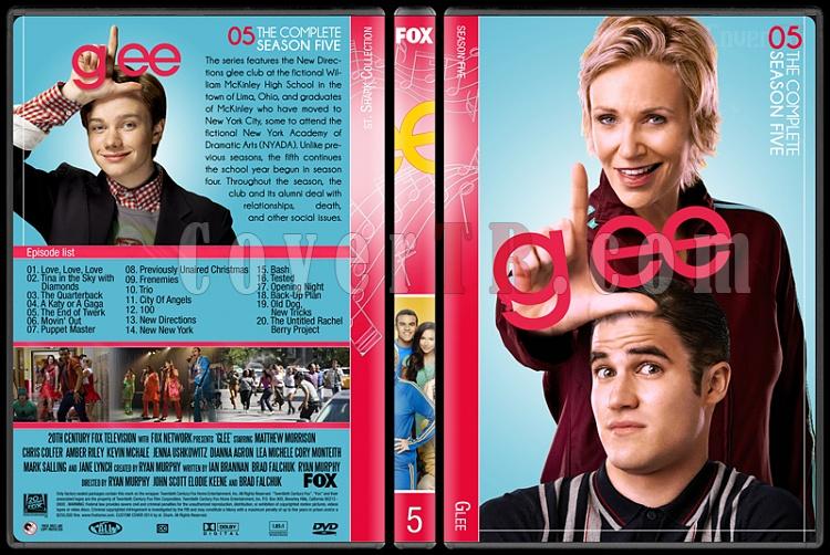 Glee Seasons 1 6 Custom Dvd Cover Set English 09 15 Covertr