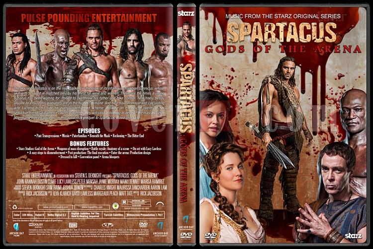 Spartacus (All Seasons) - Custom Dvd Cover Set - English [2010-2013]-3jpg