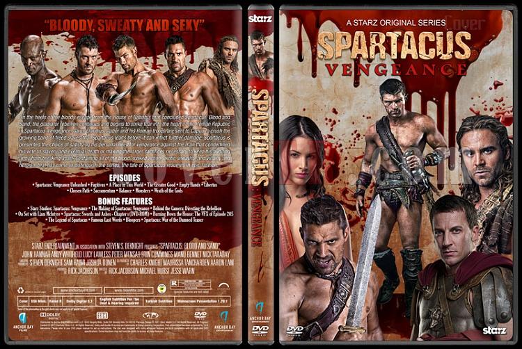 Spartacus (All Seasons) - Custom Dvd Cover Set - English [2010-2013]-4jpg