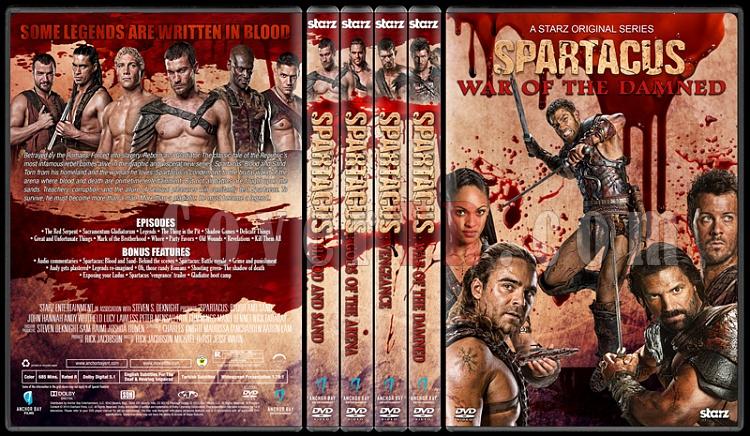 Spartacus (All Seasons) - Custom Dvd Cover Set - English [2010-2013]-1jpg