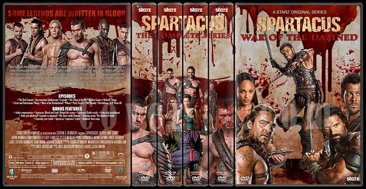 Spartacus (The Complete Series) - Custom Dvd Cover Set - English [2010-2013]-1jpg