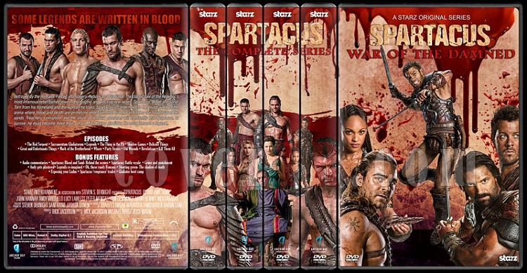 Spartacus (The Complete Series) - Custom Dvd Cover Set - English [2010-2013]-1jpg