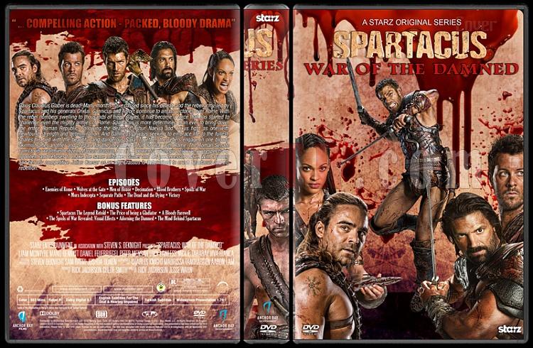 Spartacus (The Complete Series) - Custom Dvd Cover Set - English [2010-2013]-5jpg