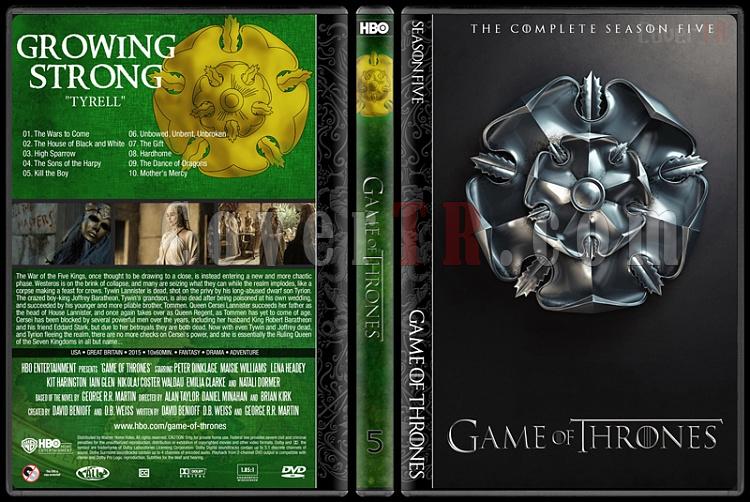 Game of Thrones (Seasons 1-5) - Custom Dvd Cover Set - English [2011-?]-5jpg