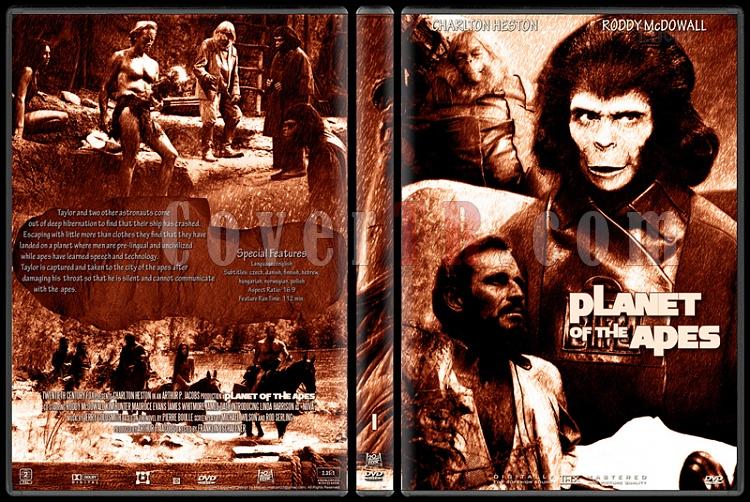 Planet Of The Apes Collection - Custom Dvd Cover Set - English [1968-2001]-1jpg