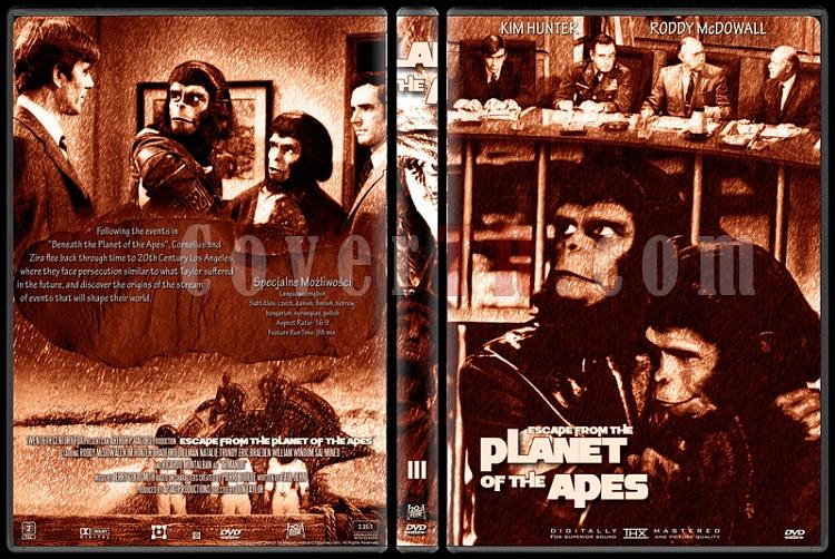 Planet Of The Apes Collection - Custom Dvd Cover Set - English [1968-2001]-3jpg