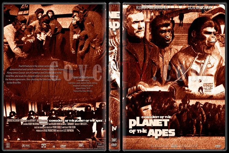 Planet Of The Apes Collection - Custom Dvd Cover Set - English [1968-2001]-4jpg