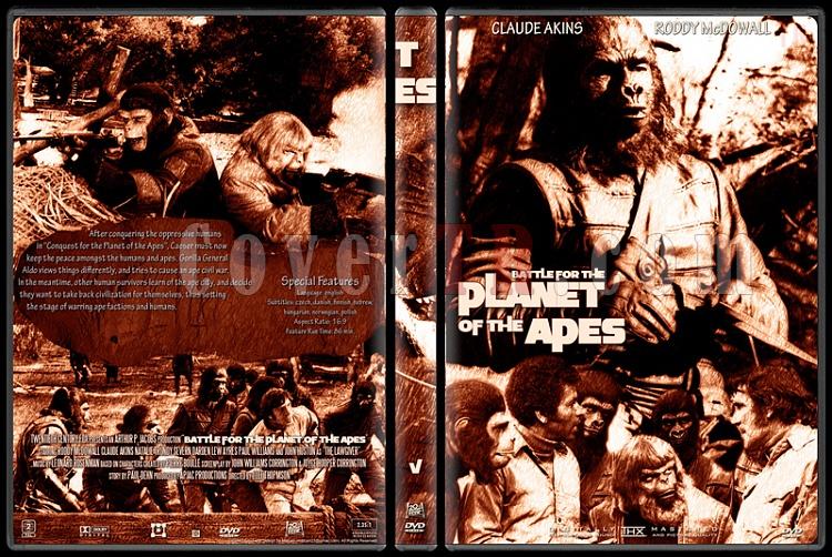 Planet Of The Apes Collection - Custom Dvd Cover Set - English [1968-2001]-5jpg