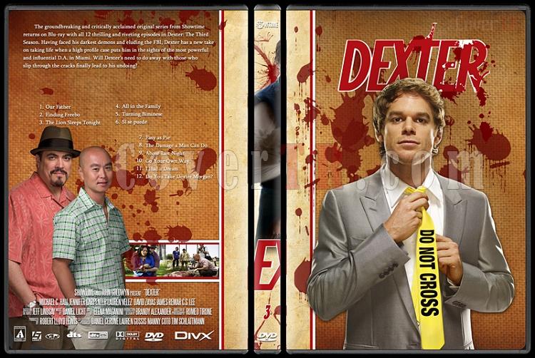 Dexter (Season 1-8) - Custom Dvd Cover Set - English [2003-2013]-dexter-jano846-season-3jpg