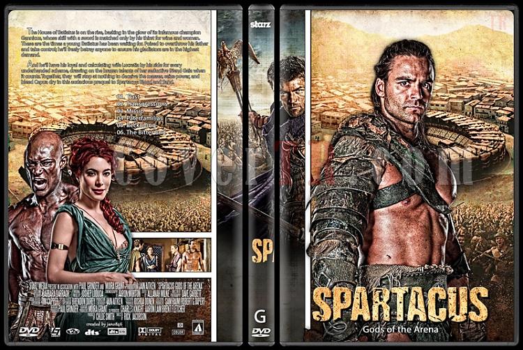 Spartacus (Season 1-4) - Custom Dvd Cover Set - English [2010-2013]-spartacus_1-gods_of_the_arenajpg