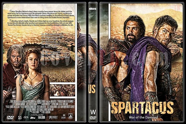 Spartacus (Season 1-4) - Custom Dvd Cover Set - English [2010-2013]-spartacus_4-war_of_the_damnedjpg