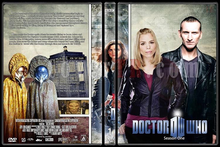 Doctor Who (Season 1-8) - Custom Dvd Cover Set - English [2005-?]-doctor_who-season-1jpg