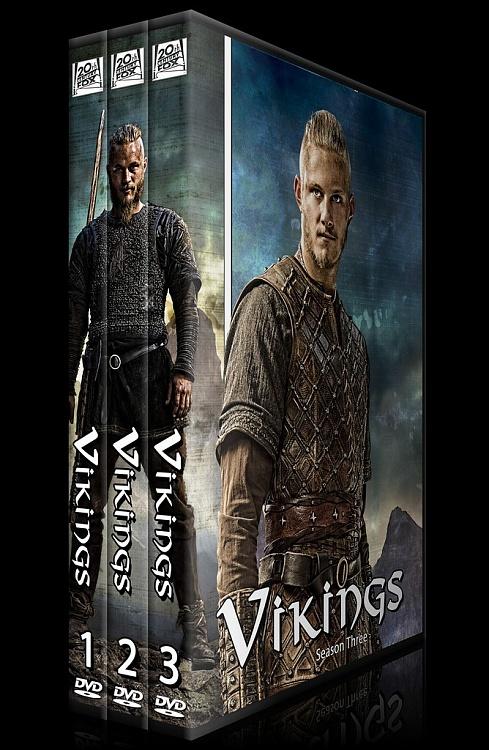 Vikings (Season 1-3) - Custom Dvd Cover Set - English [2013-?]-vikings_season_1-3jpg