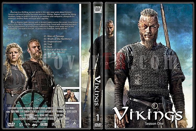 Vikings (Season 1-3) - Custom Dvd Cover Set - English [2013-?]-vikings_season_onejpg